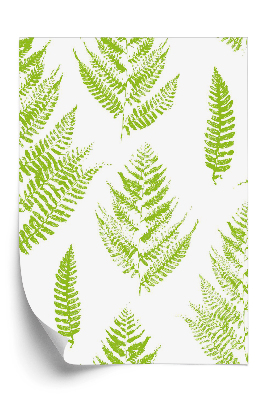 Papier peint Motif uniforme de feuilles de fougères