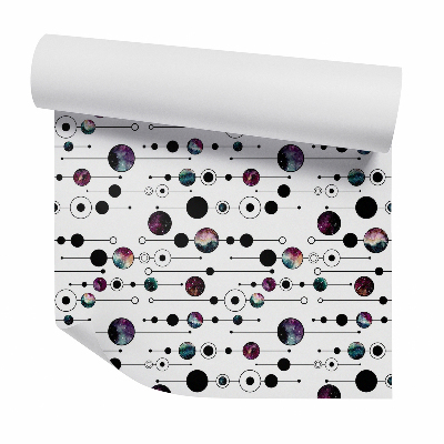 Papier peint Cosmos en formes géométriques