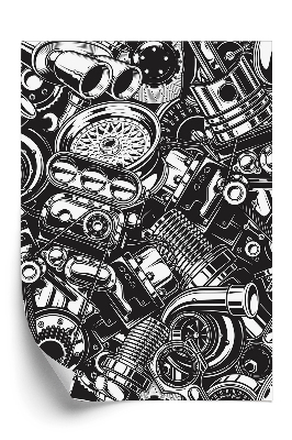 Papier peint Pièces de voiture