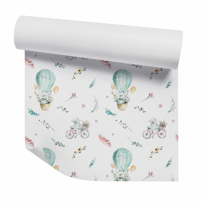 Papier peint Abstraction décorative de lièvres