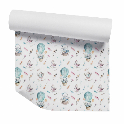 Papier peint Ballons et paniers décoratifs