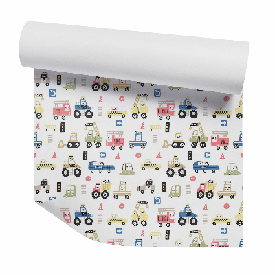 Papier peint Drôles de véhicules panneaux lumineux