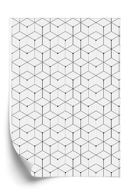 Papier peint Motif géométrique tendance de forme hexagonale
