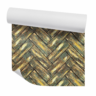 Papier peint Panneaux de bois défraîchis