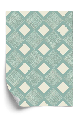 Papier peint Motif à carreaux