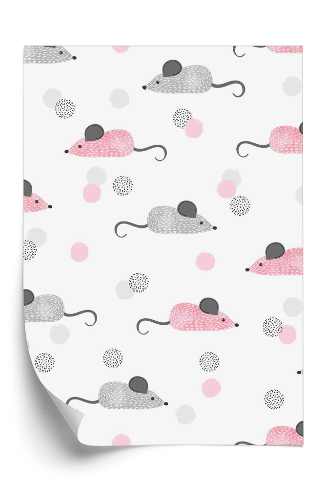 Papier peint Douces souris