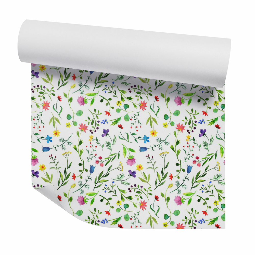 Papier peint Composition décorative de fleurs