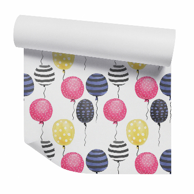 Papier peint Abstraction de ballons colorés