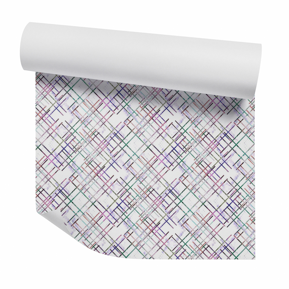 Papier peint Carrés abstraits colorés