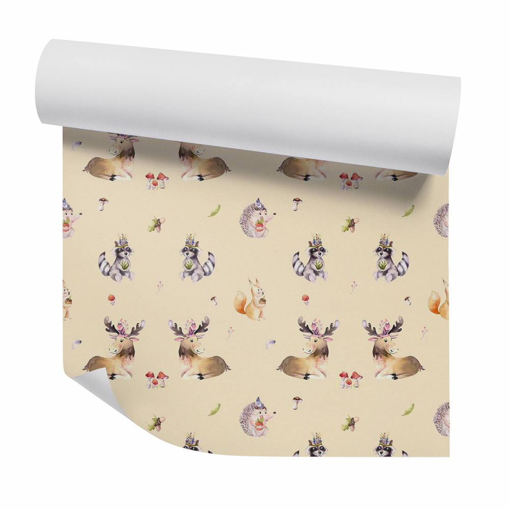 Papier peint Dessin d'animaux décoratifs