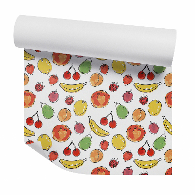Papier peint Dessin de fruits de saison