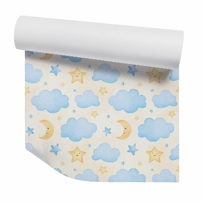 Papier peint Lune endormie