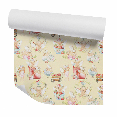 Papier peint Mignons petits elfes fées