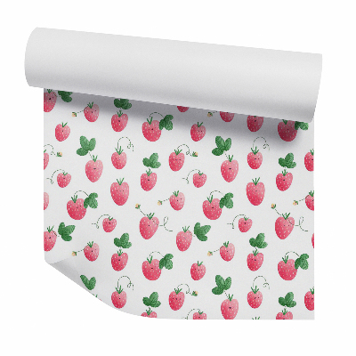 Papier peint Fraises joyeuses