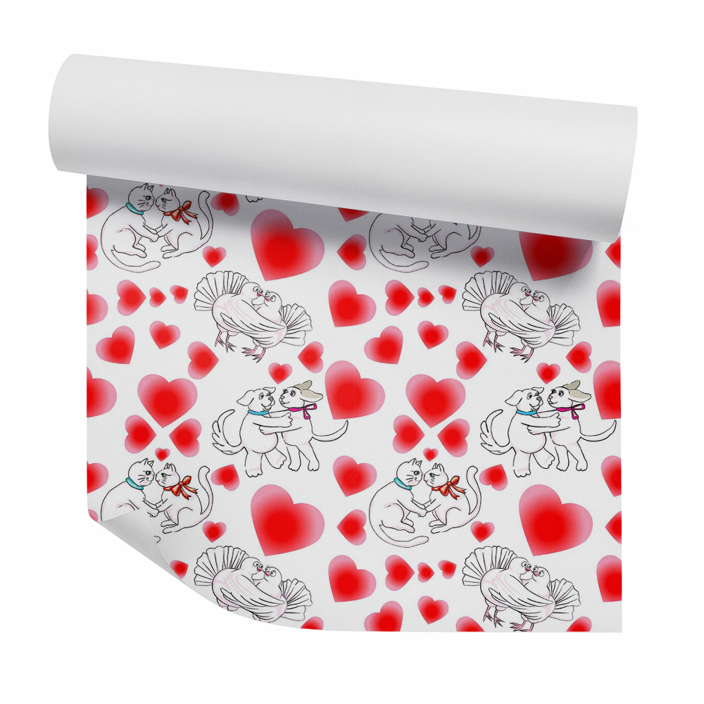 Papier peint Animaux amoureux