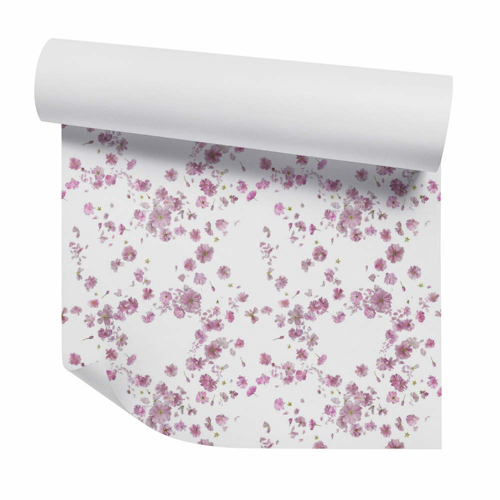 Papier peint Brise de fleurs violettes