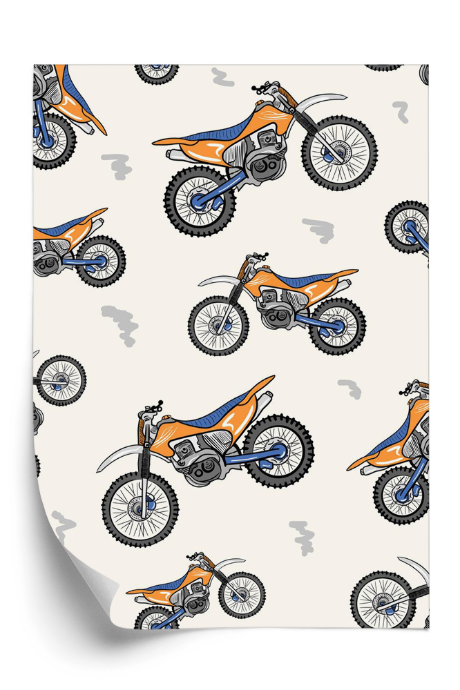 Papier peint Moto moderne