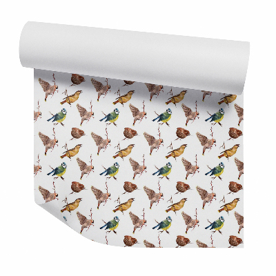 Papier peint Moineaux et autres oiseaux
