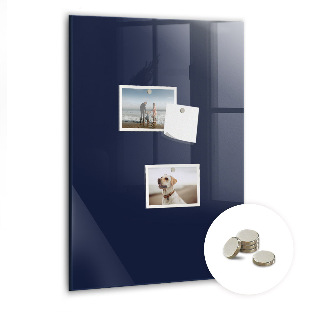 Tableau pour magnet Couleur bleu foncé