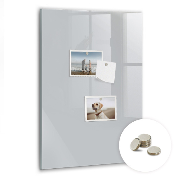 Tableau magnétique déco Le coloris gris clair