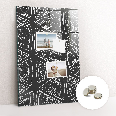 Tableau magnétique décoratif Pizza italienne