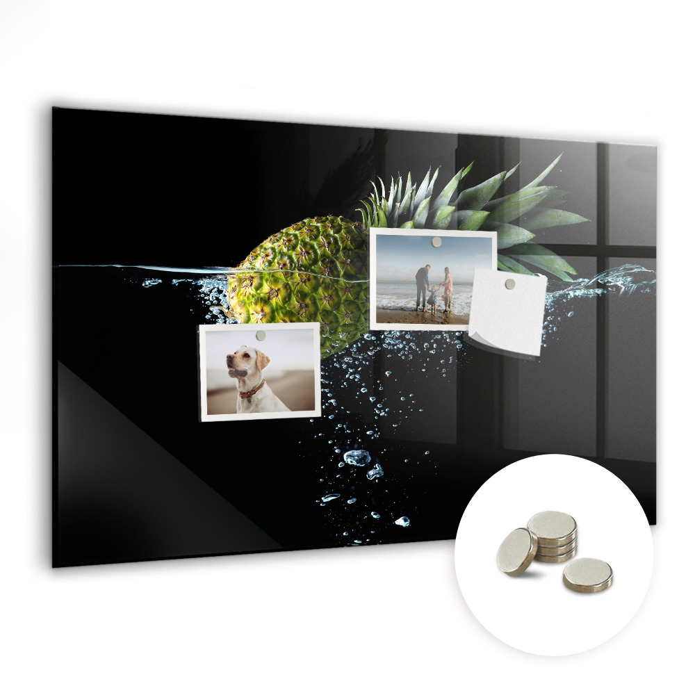 Tableau magnétique cuisine Eau d'ananas