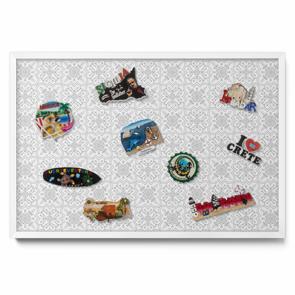 Tableau aimanté pour magnets Motif ornemental régulier