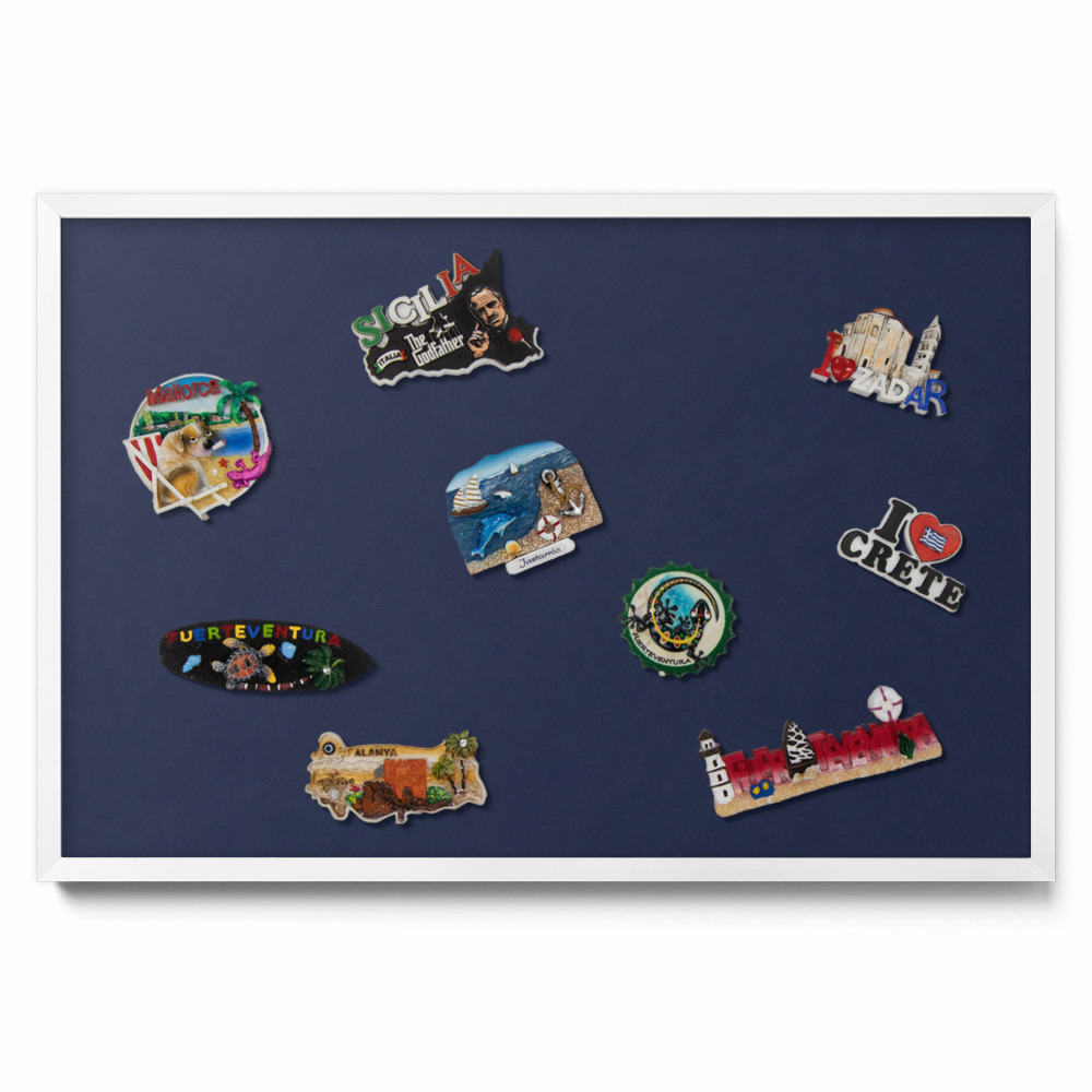 Tableau pour magnet Couleur : bleu marine foncé