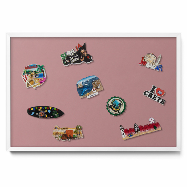 Tableau aimanté Couleur rose pastel