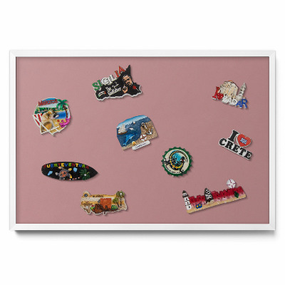 Tableau aimanté Couleur rose pastel