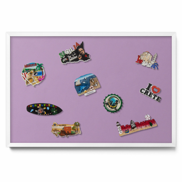 Tableau pour magnet Couleur violet pastel