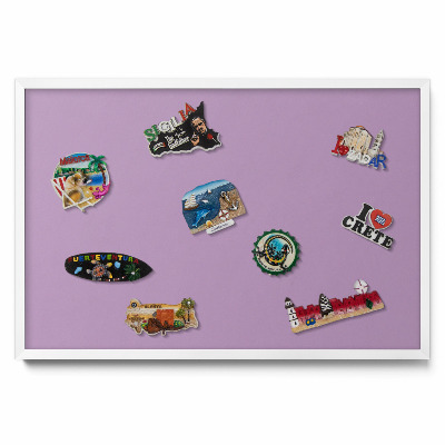 Tableau pour magnet Couleur violet pastel