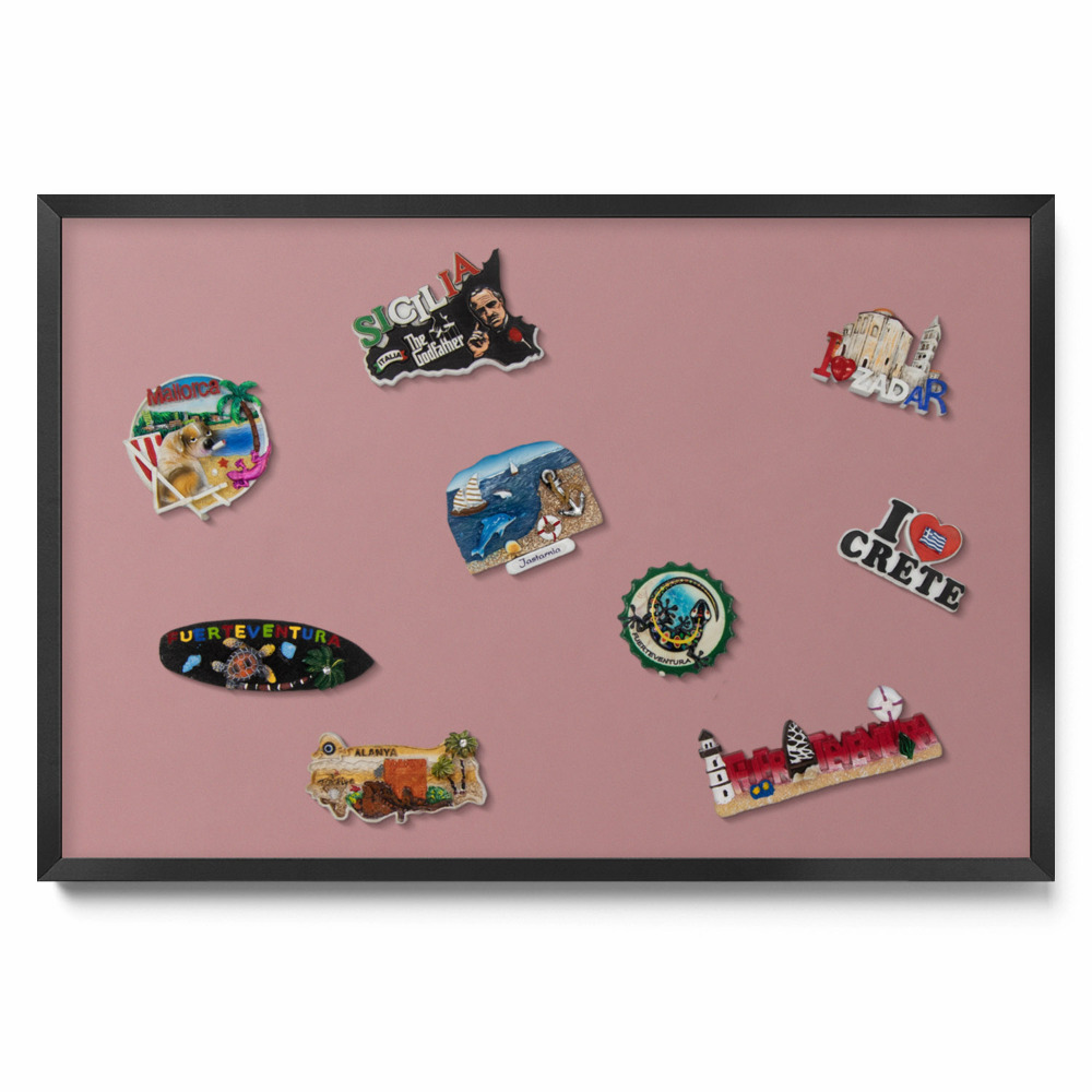 Tableau aimanté Couleur rose pastel
