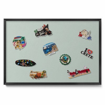 Tableau aimanté pour magnets Couleur céladon