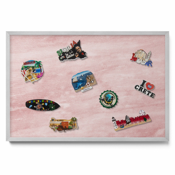 Tableau aimanté pour magnets Texture de roche pastel