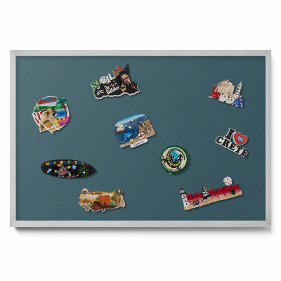 Tableau aimanté Couleur bleu sarcelle foncé