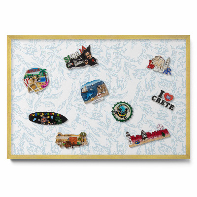 Tableau pour magnet Motif de feuille régulier