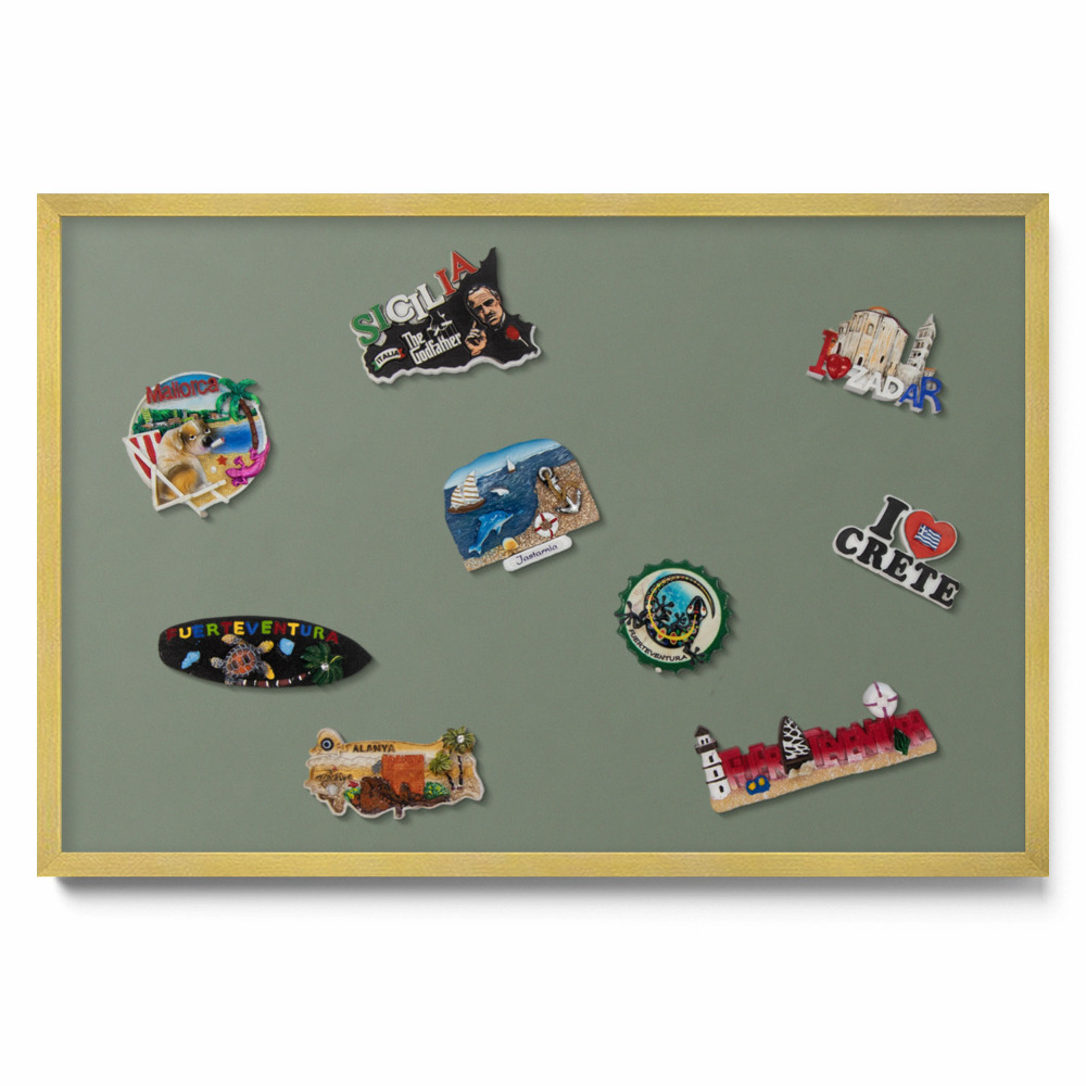 Tableau aimanté Couleur olive