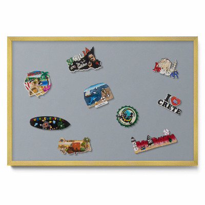 Tableau pour magnet Couleur grise