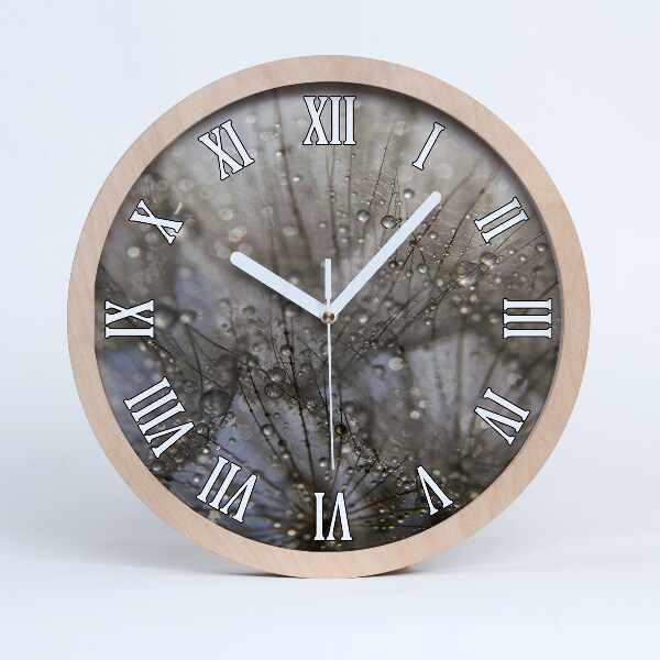 Horloge en bois à décorer Graines de souffleur