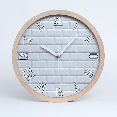 Horloge en bois Mur en céramique