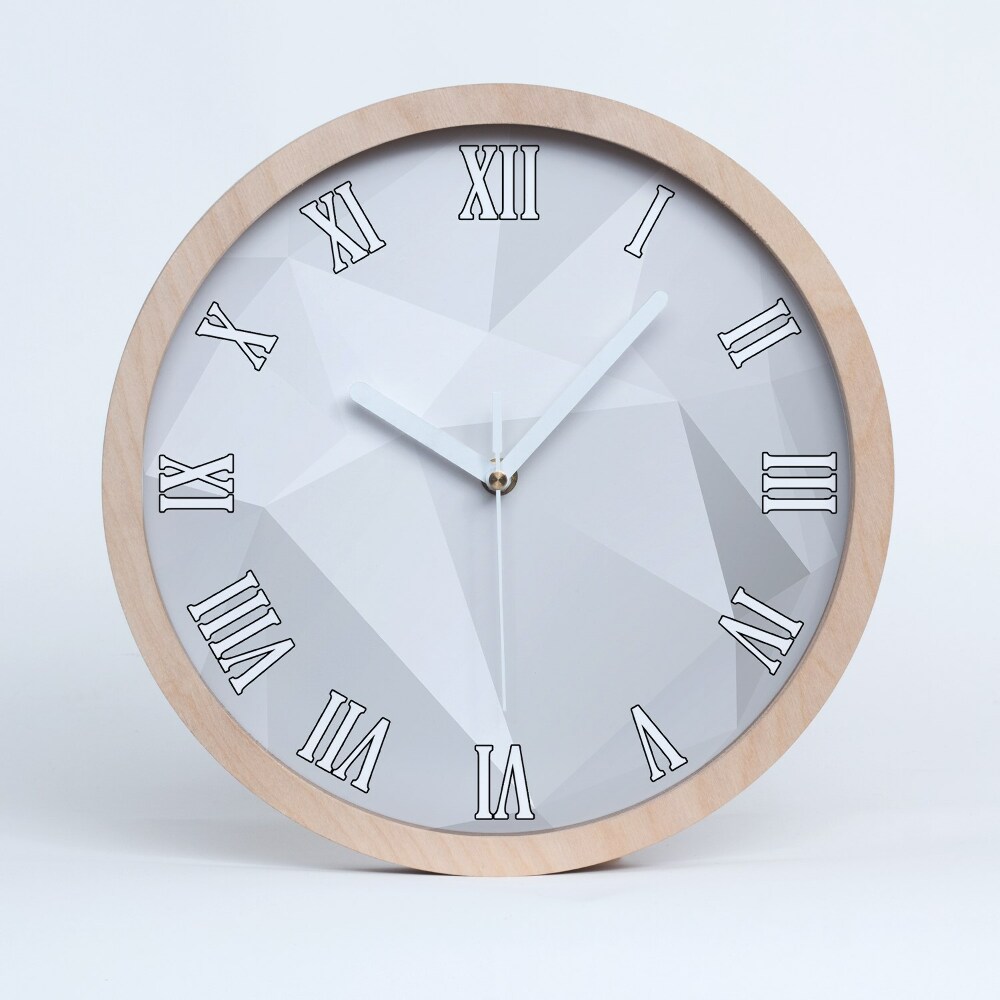 Horloge en bois Fond abstrait