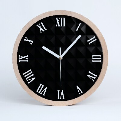 Horloge murale en bois Fond abstrait