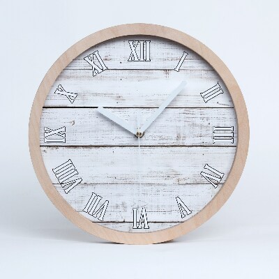 Horloge murale décorative bois Mur en bois
