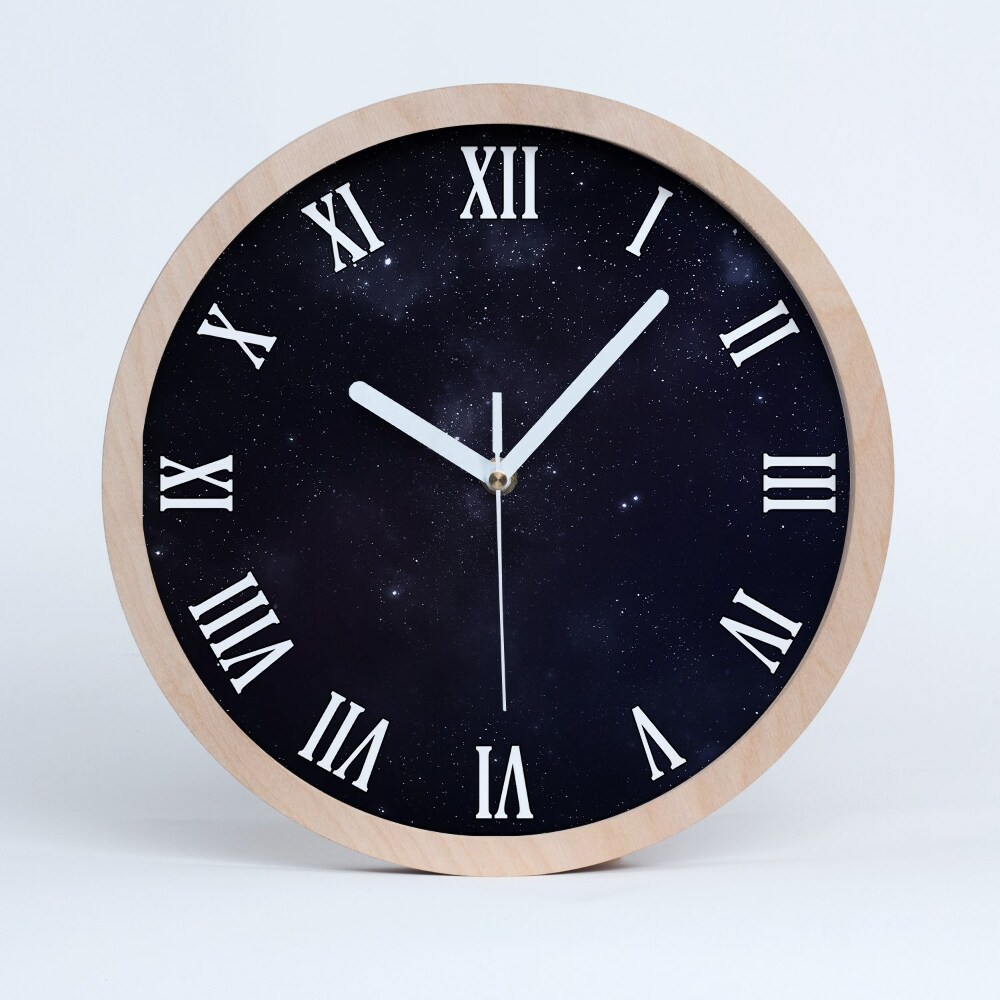 Horloge murale bois Constellation