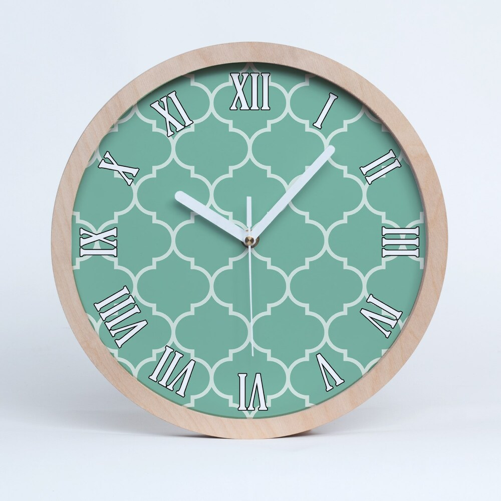 Horloge murale bois Fond marocain