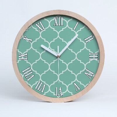 Horloge murale bois Fond marocain