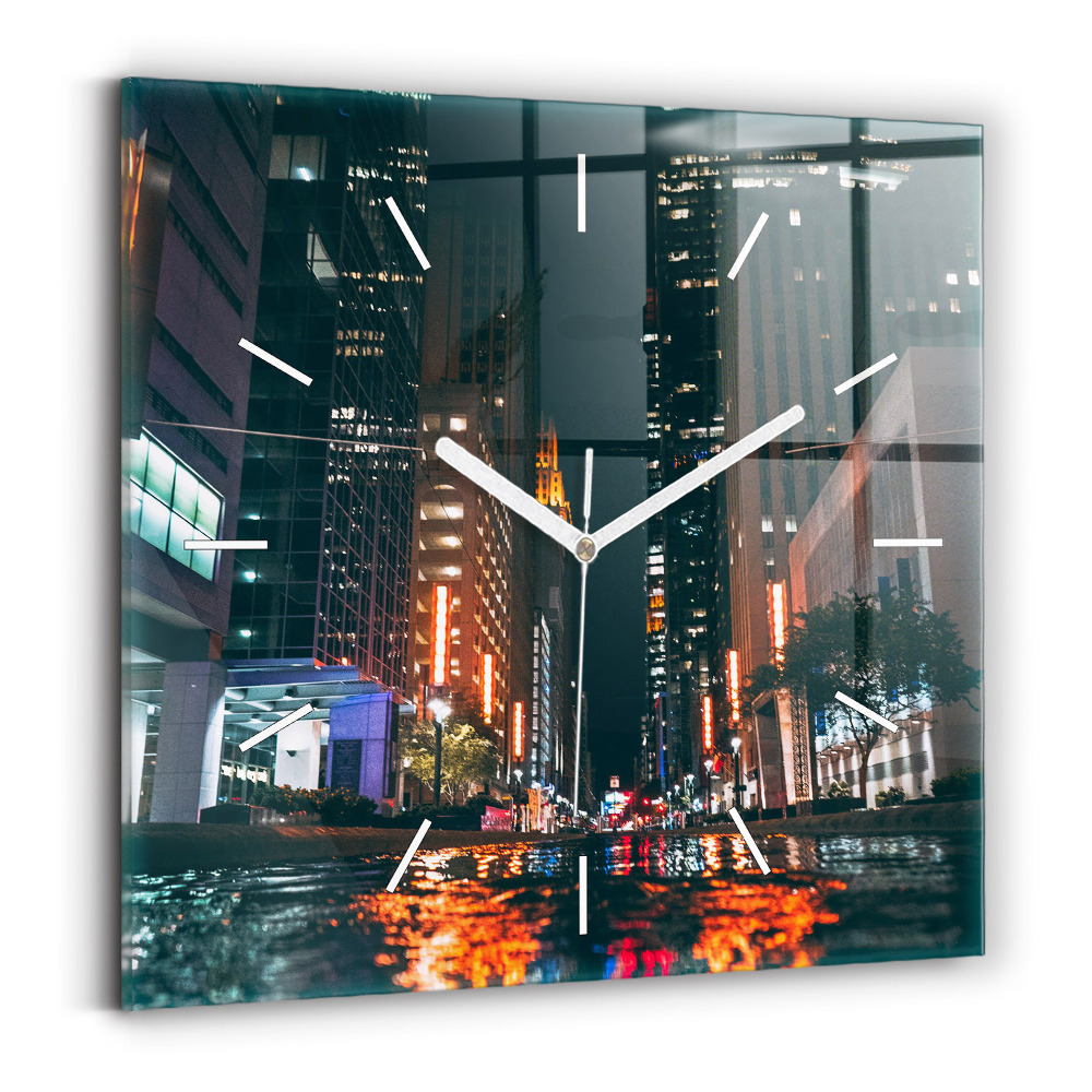 Horloge murale carrée Hôtel Hilton à Houston