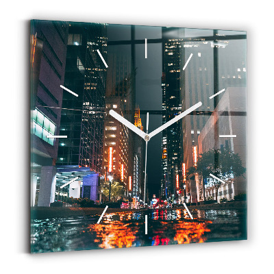 Horloge murale carrée Hôtel Hilton à Houston