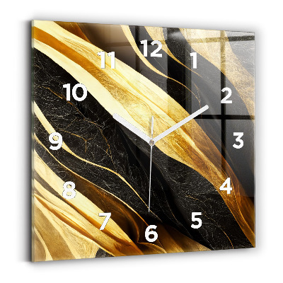 Horloge murale carrée Abstraction élégante